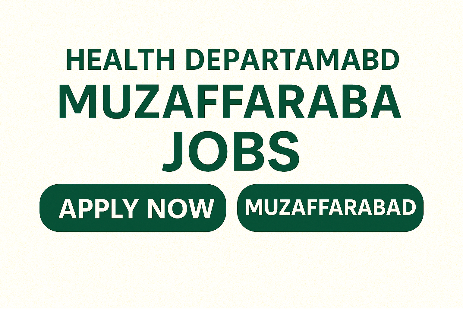 Health Department Muzaffarabad Jobs 2025